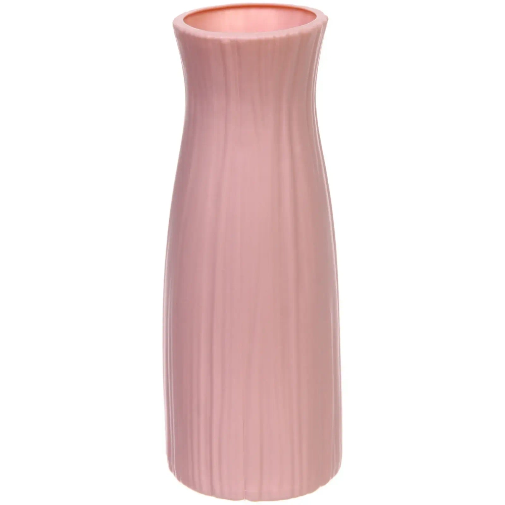 Ваза из пластика «Клэр» 7,5*20см цвет розовый