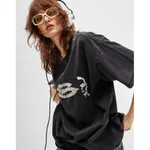 Футболка SoWhat? Head из плотного хлопка темно-серая