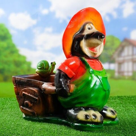 Крот с тележкой (сзади)