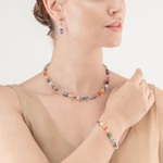 Серьги-пусеты Coeur de Lion Multicolour Delight 4905/21-1584