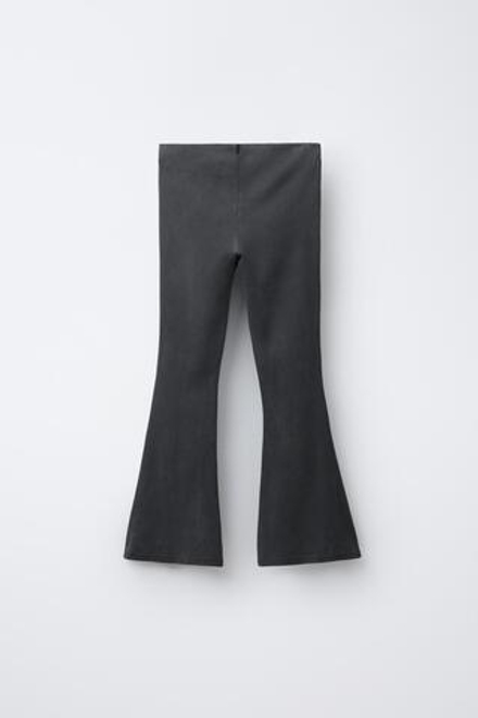 ZARA ЛЕГИНСЫ FLARE, АНТРАЦИТОВО-СЕРЫЙ