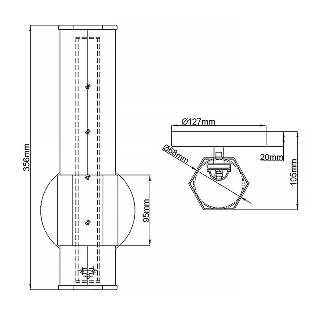 Бра для ванных комнат Hinkley, Арт. QN-FACET-LED1-HB-BATH