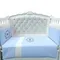 Набор в кроватку для новорожденных Lollycottons Verona Голубой
