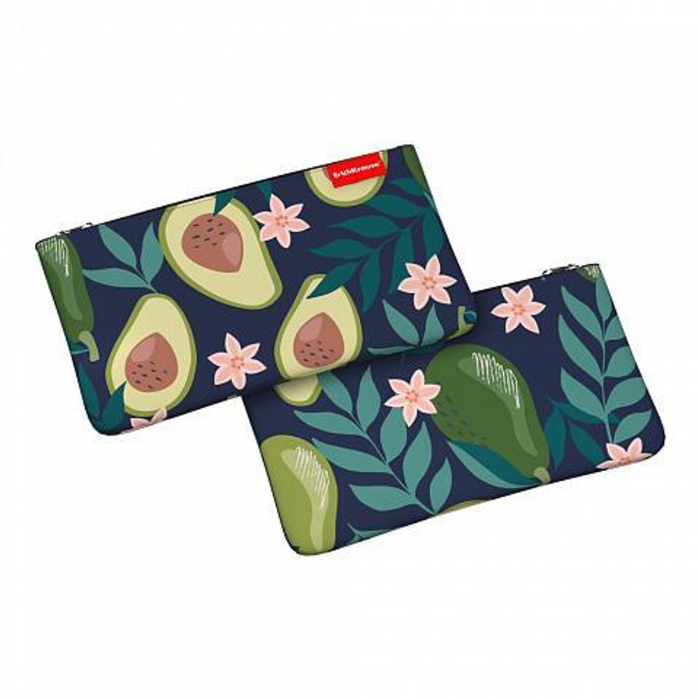 Пенал-косметичка Light 220x120мм Avocado Dusk (Erich Krause)