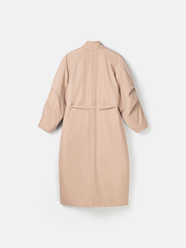 Пальто утепленное на запах 