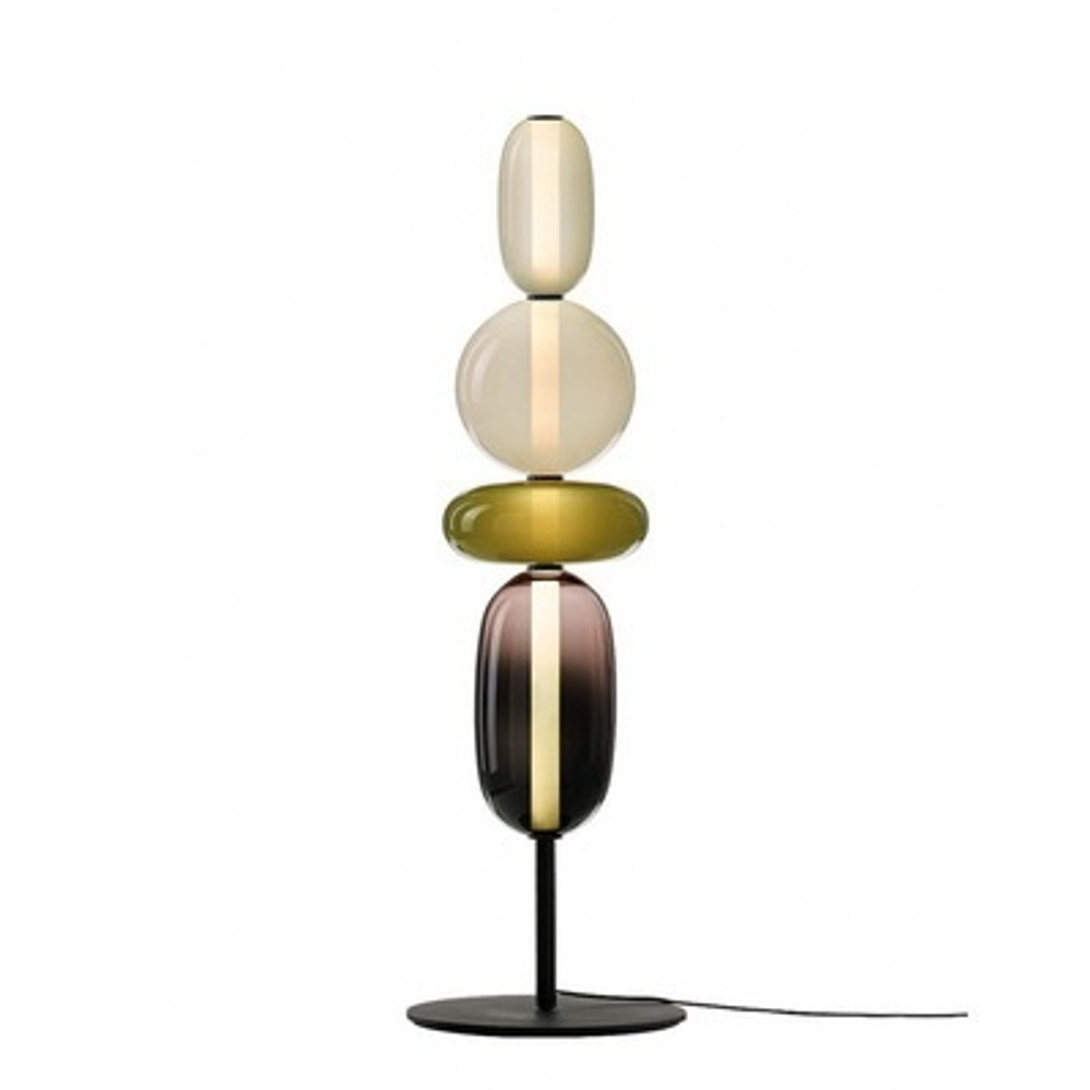 Floor design lamp  Pebbles by Bomma (4 lampshade ,  White,  Black,  Green)