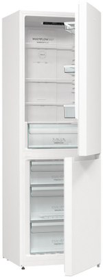 Отдельностоящий двухкамерный холодильник Gorenje NRK6191EW4