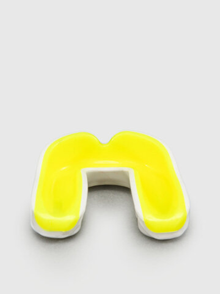Капа боксерская Venum Challenger White/Yellow