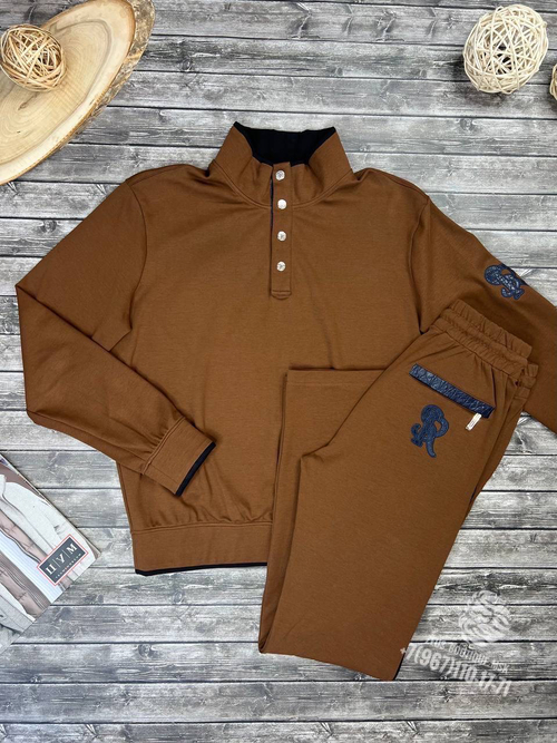 Спортивный костюм Stefano Ricci со вставками кожи крокодила