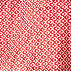 Накидка парикмахерская Harizma, 140х160см, "орнамент" красный (h10882B-03)