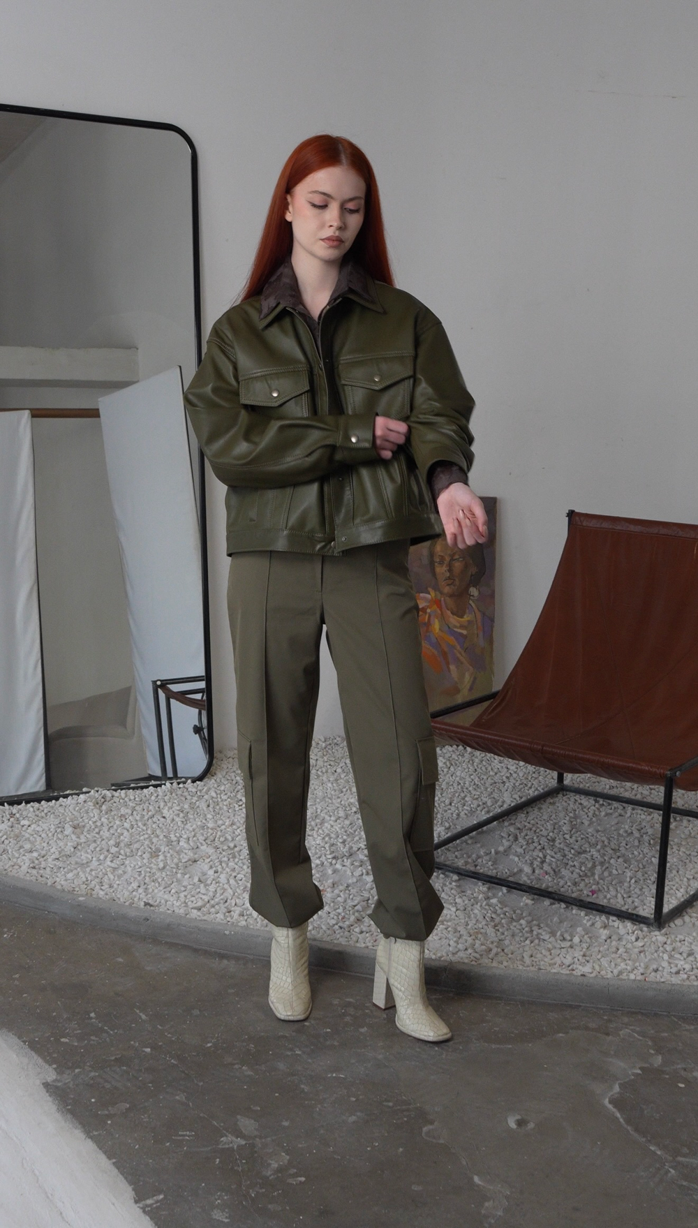 Куртка-рубашка Хаки