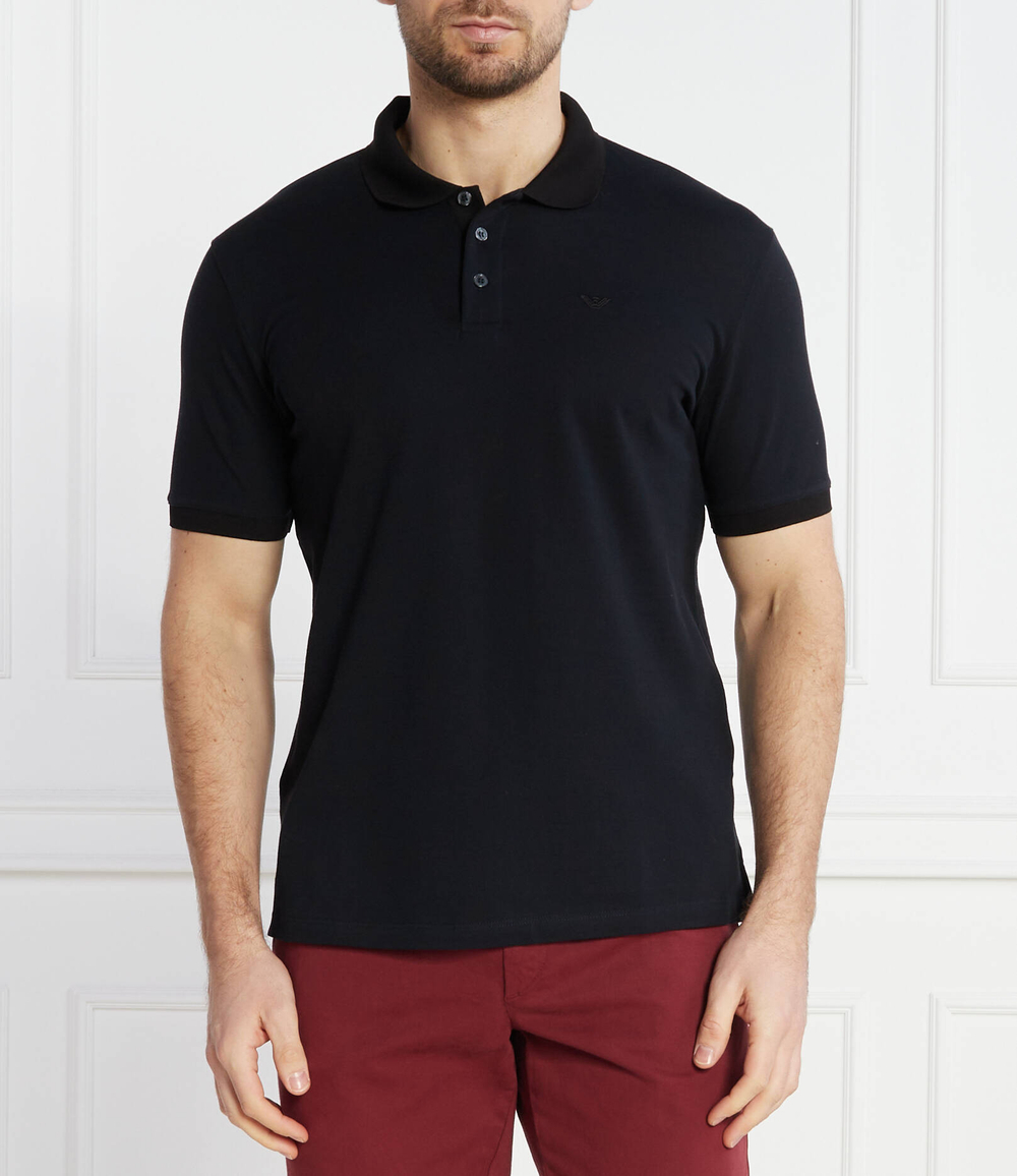 Поло Emporio Armani - черный(3D1FM1 1JTKZ)