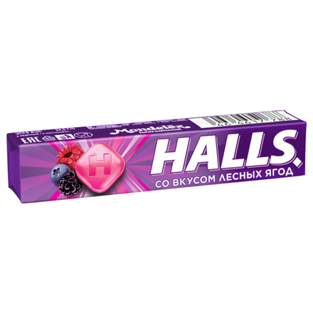 Карамель леденцовая HALLS Лесные ягоды 25гр
