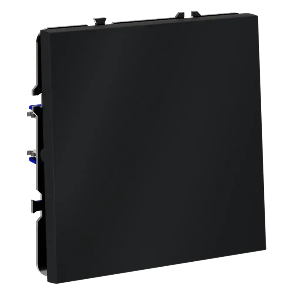 Перекрестный переключатель встраиваемый VOLTUM S70 одноклавишный 10А, (графит)