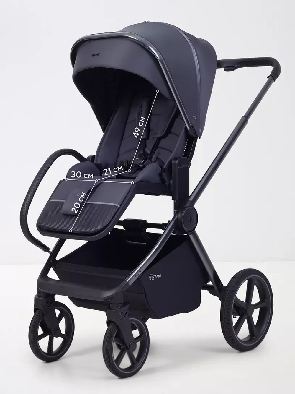 Коляска детская RANT "FALCON Soft Therm" (2в1) RA111 Graphite