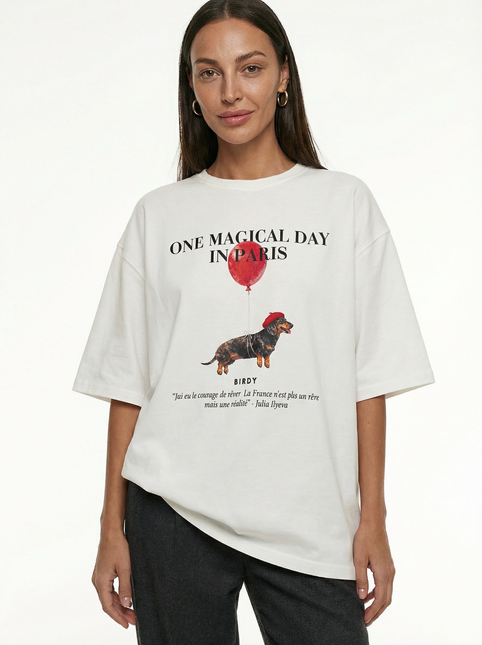 Футболка MADEMOISELLE | Молочный