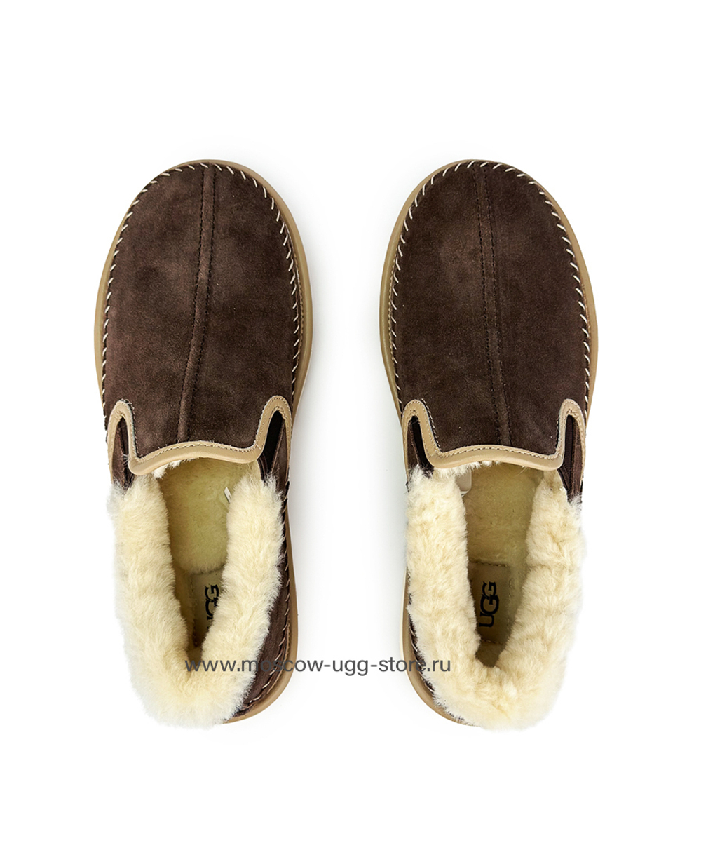 MENS STITCH SLIP - Chocolate