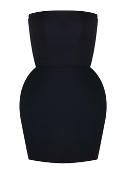 Платье корсетное Тюльпан из атласа