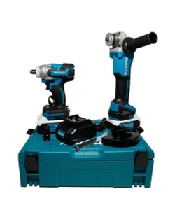 Набор аккумуляторных инструментов Макита 2в1 Гайковерт/УШМ 125мм