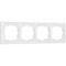 Рамка на 4 поста Werkel Snabb basic белый W0042001 4690389161414