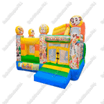 Детский надувной батут "Русский цирк", размер 3,5*3*2,7 м