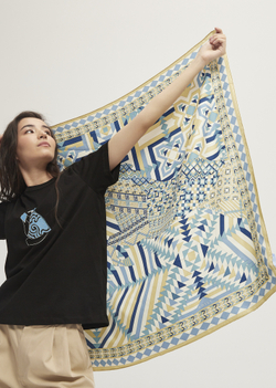 Платок, шелк