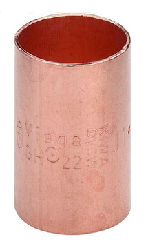 Viega муфта медная 35 мм. равнопроходная (серия 95270 медные фитинги под пайку)