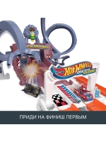 Автотрек Хот Вилс Человек-Паук против Черной Пантеры HTM08