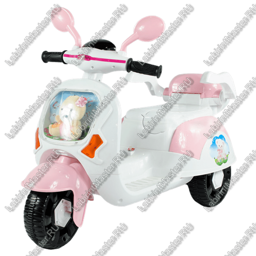 Детский электромотоцикл "Kids electric moto" розовый