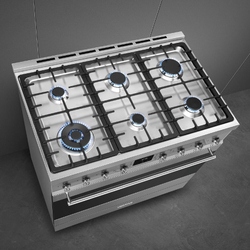 Плита комбинированная Smeg C9GMX2