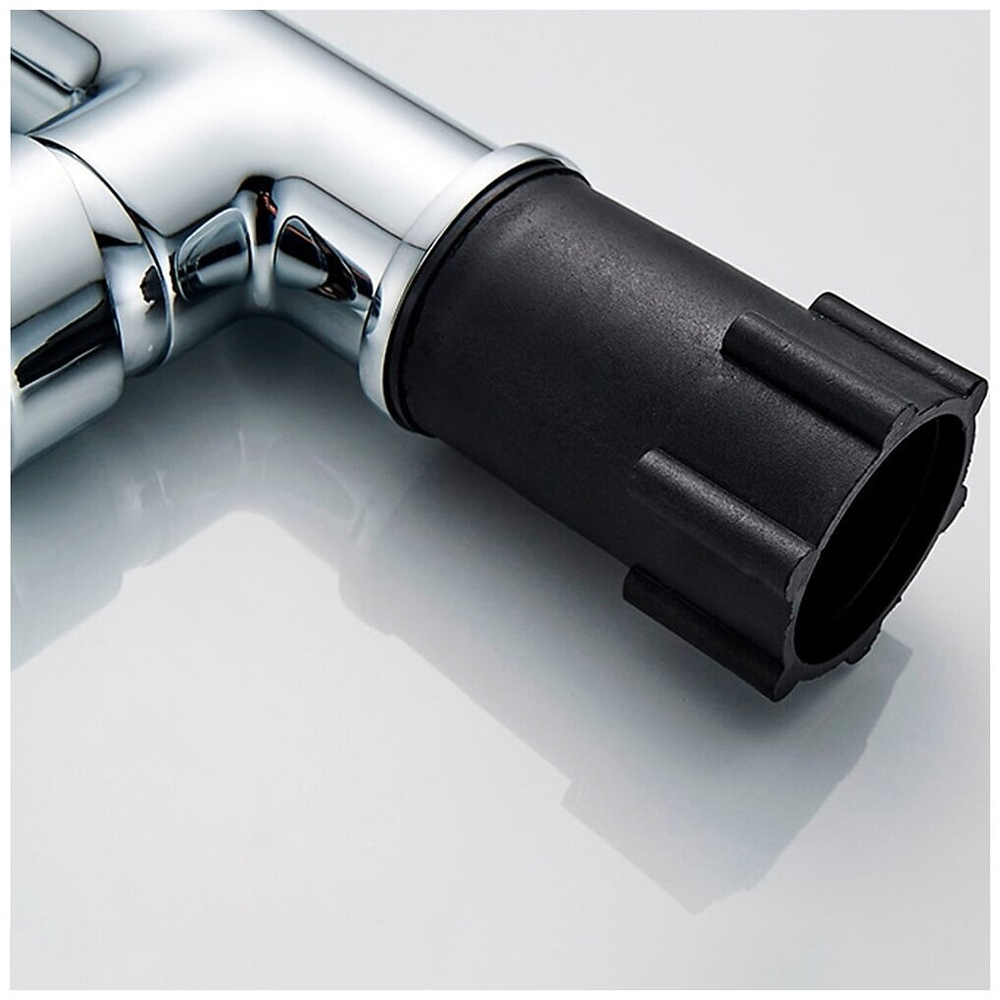 СМЕСИТЕЛЬ ДЛЯ КУХНИ С ГИБКИМ СИЛИКОНОВЫМ ИЗЛИВОМ CASELA 54199-3  ЛАТУНЬ БЕЛЫЙ