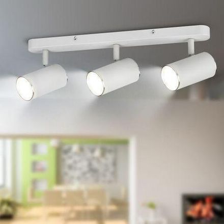 Светильник OL35-3 WH MR16 GU10 IP20 настен./потолочн. спот бел. хром Эра Б0056367