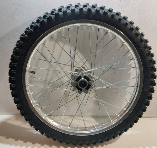 Колесо переднее в сборе (ступица,обод,камера,покрышка) 80/100-21 мотоцикл KAYO K1 250 MX