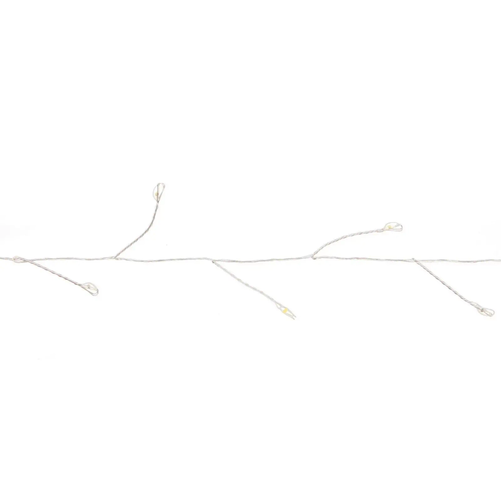 Гирлянда для дома ЗАНАВЕС 3м*3м 900 ламп LED «Мишура», IP-20, 8 режимов. Теплый белый (возможность соединения)