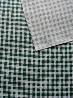 Ткань бязь плательная, рис. "Клетка 0,5 мм", ширина 150 см, арт. 544