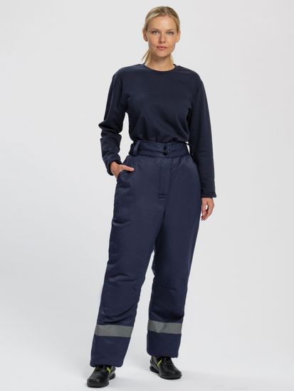 Брюки зимние женские "Вьюга" СОП (т.синий)