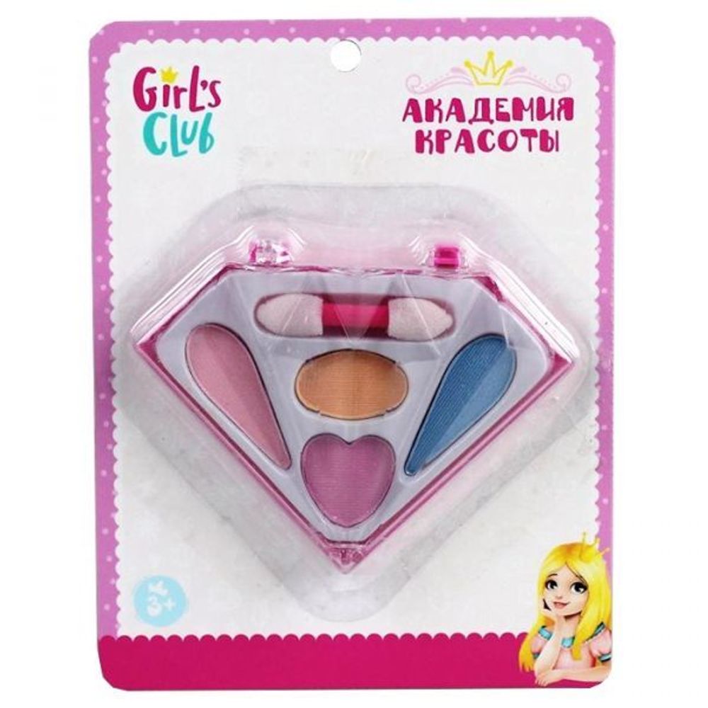 106460/Косметика для детей &quot;Girl&#39;s Club&quot; в наборе: тени, губная помада, на блистере 17, 2*23*3 см./