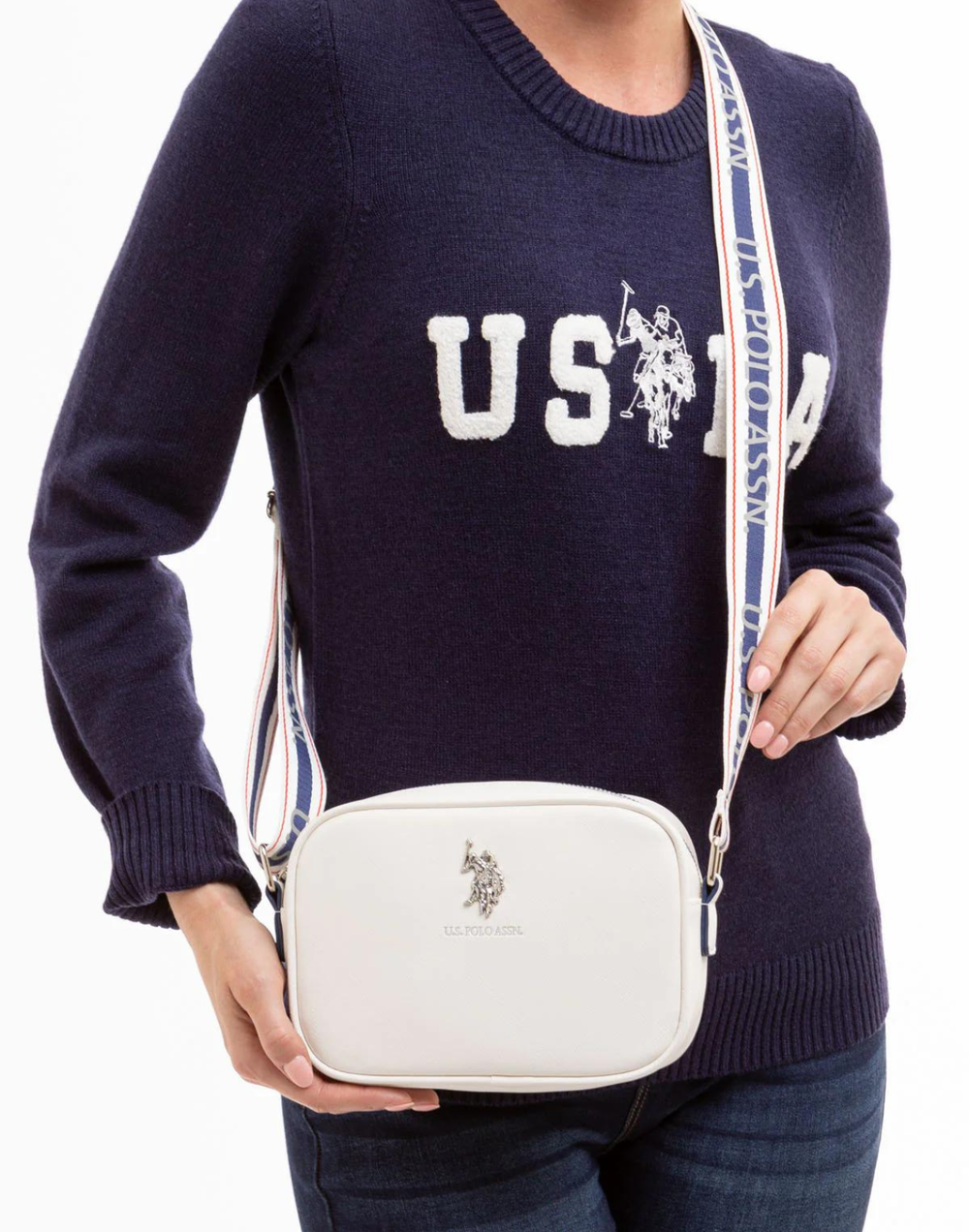 Кросс-боди сумка US Polo Assn | Белый