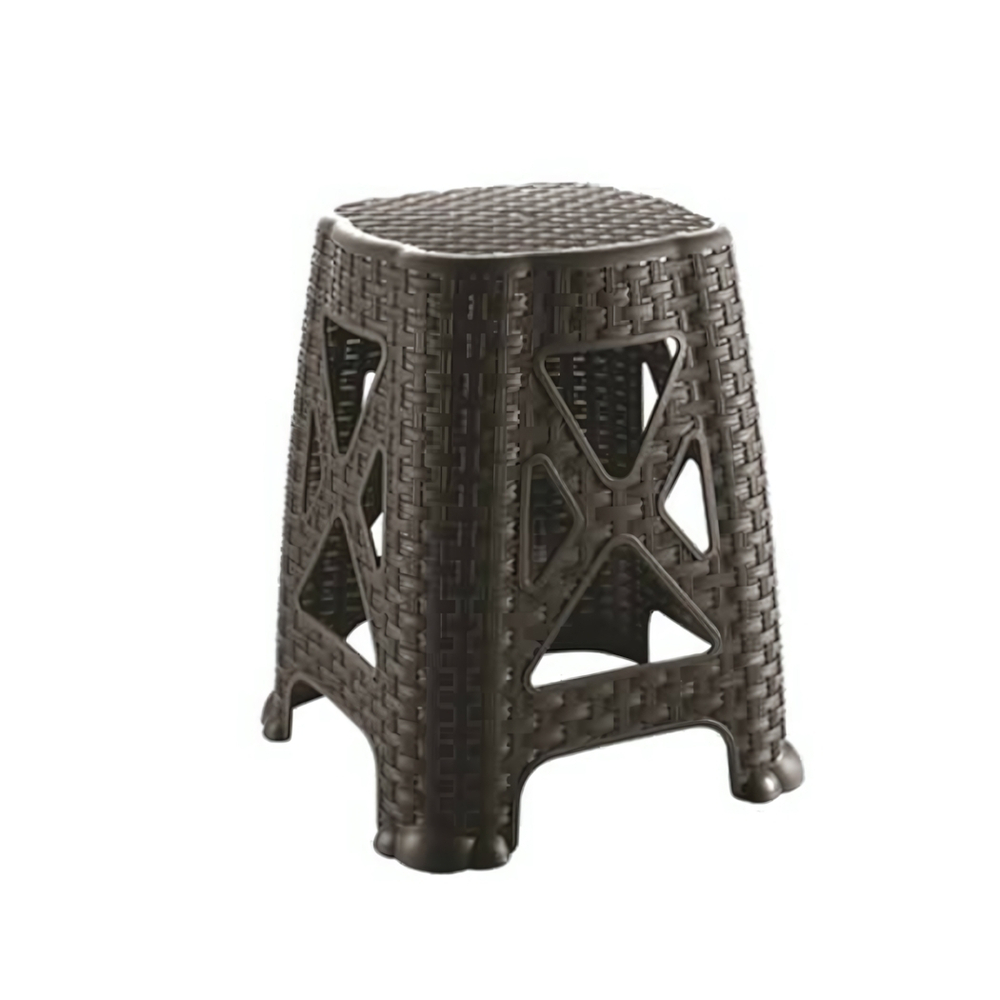 Табурет плетённый бежевый