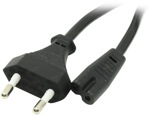 5bites <PC107530> Кабель IEC-320-C7 2x0,75 - розетка 220V 3м Советский стандарт