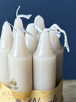 Набор из 7 декоративных свечей "Лён" 11,5x2 см