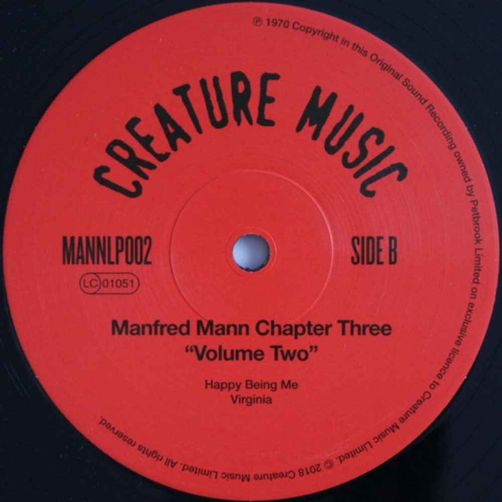 Manfred Mann Chapter Three / Volume Two (LP)