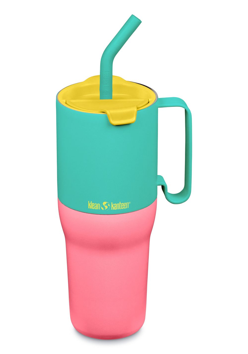 Термостакан Klean Kanteen Rise Tumbler 36oz Straw Lid (1065 мл) Turquoise Kaleidoscope