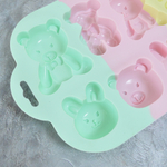 Набор Юного кондитера "Пончики" (форма 27*17см, венчик, кисточка, лопатка)