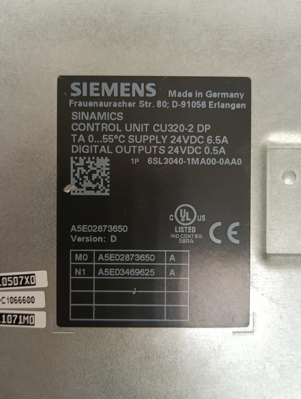Siemens 6SL3040-1MA00-0AA0 б/у
