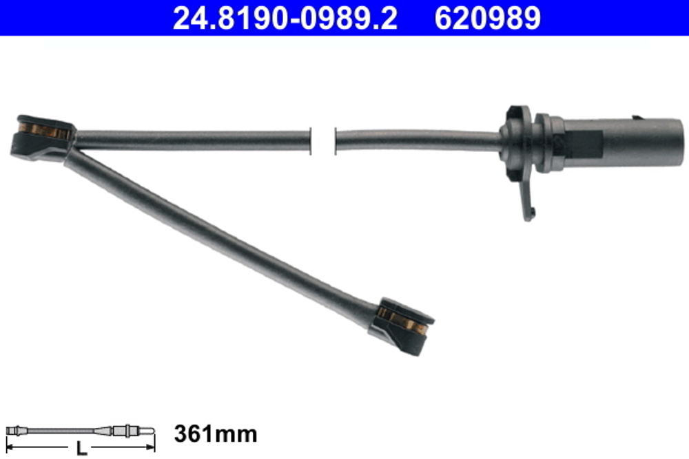 ATE - 24819009892-ATE - Warning Contact, brake pad wear - Na nasem stanju artikl branda ATE.