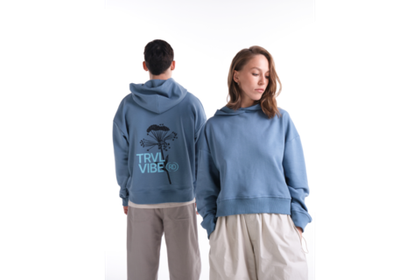 Худи RoadLike Hoods onesize, голубой