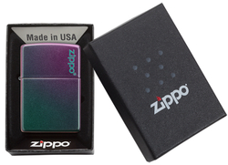 Зажигалка фиолетовая с логотипом Iridescent ZIPPO 49146ZL