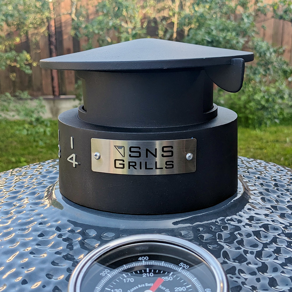 Керамический гриль Slow ‘N Sear Deluxe Kamado, 57 см, дымчатый