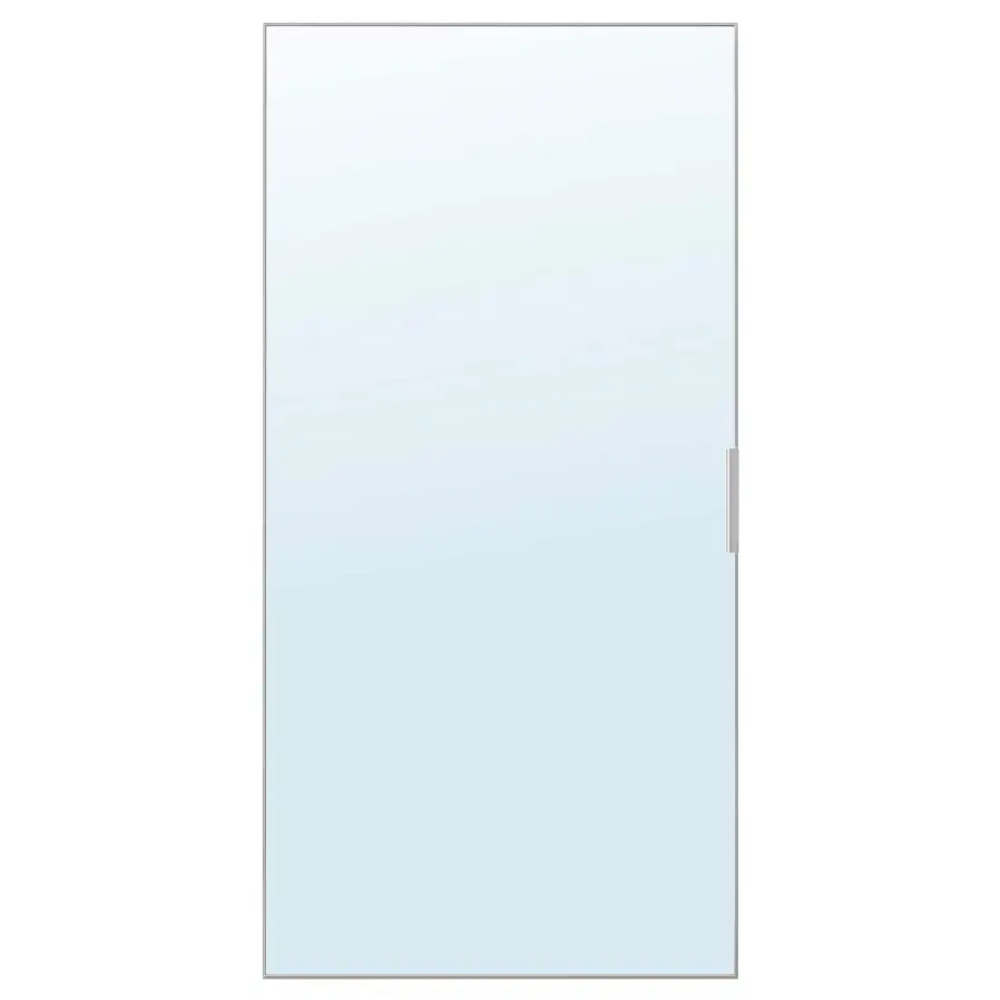 Зеркальная дверь - STRAUMEN  IKEA/ СТРАУМЕН ИКЕА, 120х60 см, голубой
